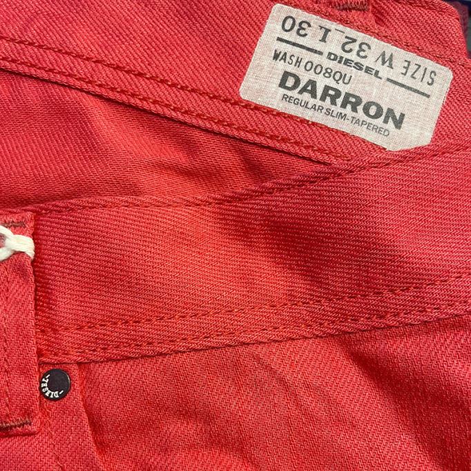 ディーゼル ダロン 008qu メンズ ジーンズ デニム コットン スリム テーパードフィット カジュアルパンツ