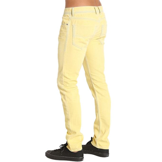 Tepphar 0850y メンズ ジーンズ デニム コットン スリム キャロット フィット カジュアル パンツ トラウザー ディーゼル