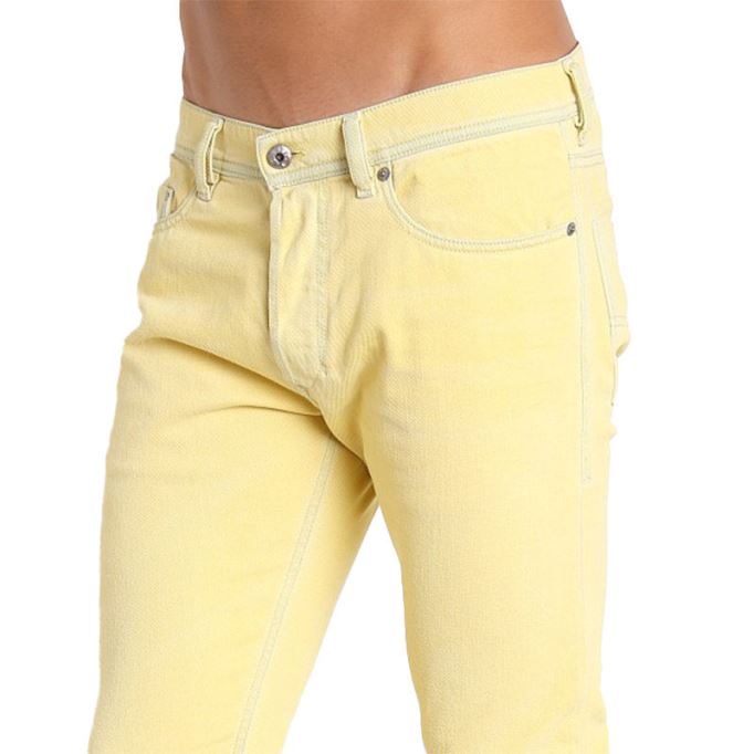 Tepphar 0850y メンズ ジーンズ デニム コットン スリム キャロット フィット カジュアル パンツ トラウザー ディーゼル