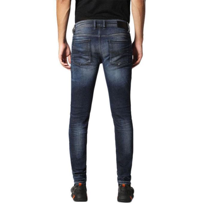 Sleenkar 084jm メンズ デニム ジーンズ カジュアル ストレッチ スリム スキニー フィット トラウザーズ ディーゼル