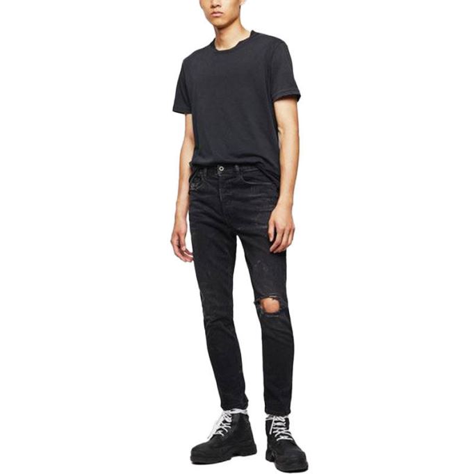 ディーゼル ディーター 069dv メンズ デニム ジーンズ カジュアル ストレッチ テーパード フィット トラウザーズ