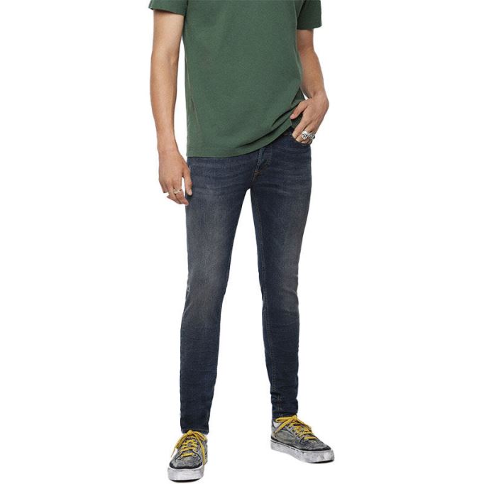 ディーゼル Sleenker 085ae メンズ ジーンズ デニム ストレッチ スリム スキニー フィット カジュアル パンツ