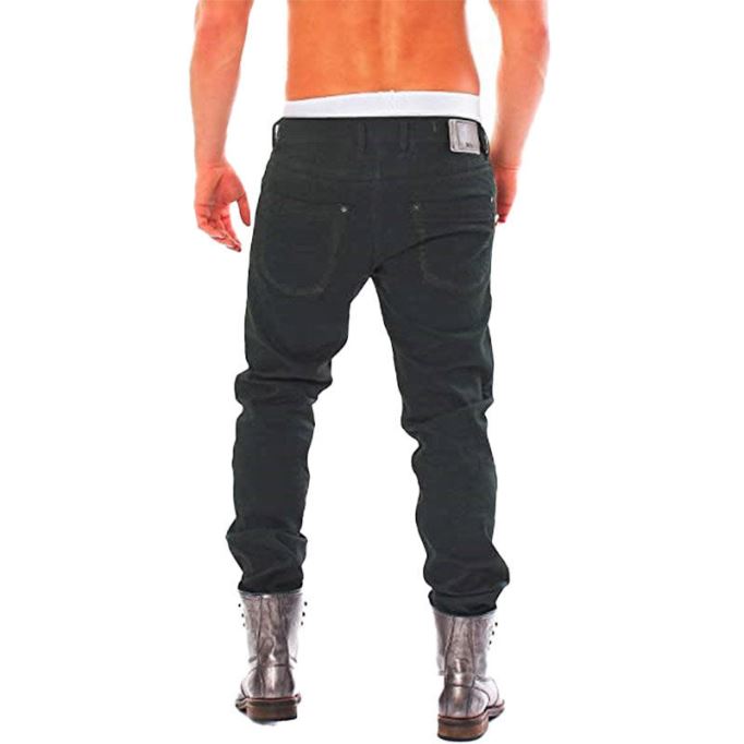 Krayver 0816v メンズ ジーンズ デニム ストレッチ レギュラー スリム キャロット フィット トラウザーズ ディーゼル