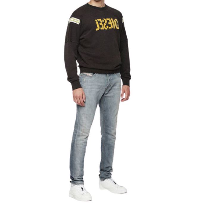 Tepphar 084uk メンズ デニム ジーンズ スリムフィット キャロット カジュアル デニム パンツ リヨセル ディーゼル