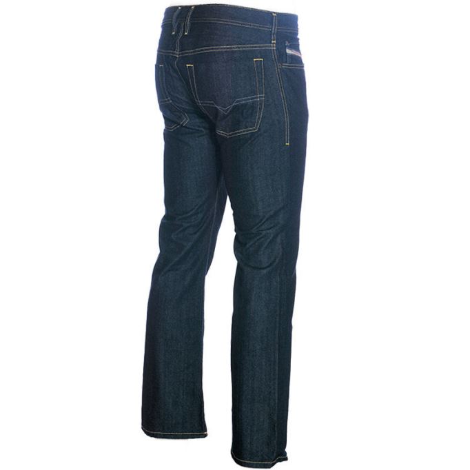 ディーゼル メンズ ジーンズ デニム レギュラー ブーツカット フィット カジュアル パンツ インディゴ パンツ