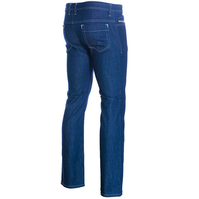 メンズ ジーンズ レギュラー フィット ストレート コットン パンツ カジュアル ブルー デニム パンツ ディーゼル