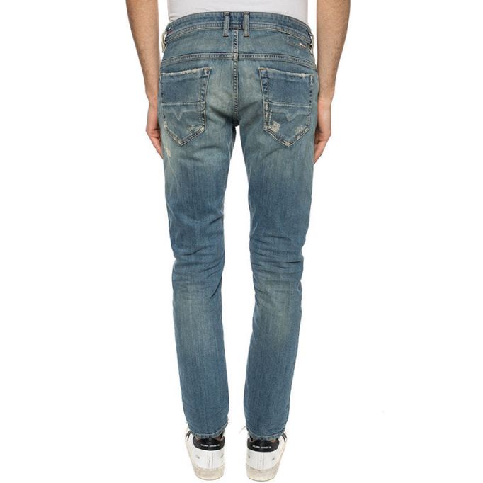 ディーゼル Thommer 0b1au メンズ ジーンズ デニム ストレッチ スリム フィット カジュアル パンツ