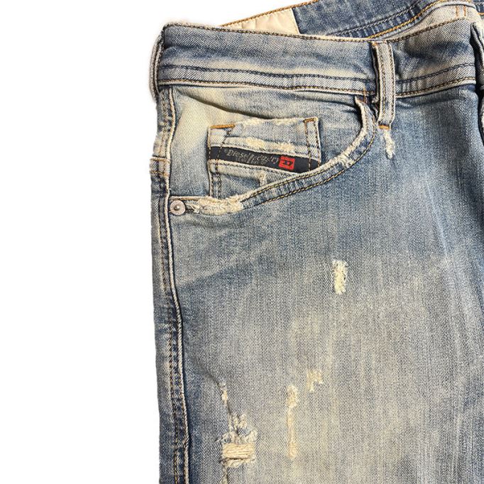 ディーゼル Thommer 0b1au メンズ ジーンズ デニム ストレッチ スリム フィット カジュアル パンツ