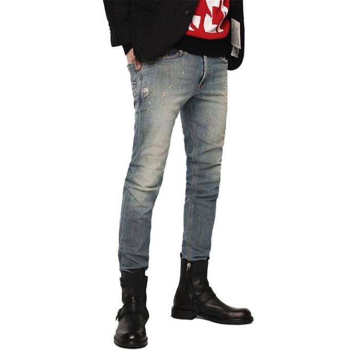 ディーゼル Thommer 0b1au メンズ ジーンズ デニム ストレッチ スリム フィット カジュアル パンツ