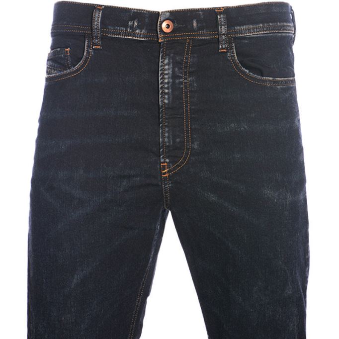 デニム メンズ デニムジーンズ レギュラー スリムフィット カジュアルパンツ ダークブルー ズボン