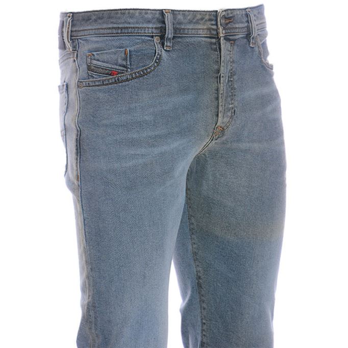 バスター 084sj メンズ ジーンズ デニム カジュアル レギュラー スリム ストレッチ テーパード トラウザー ディーゼル