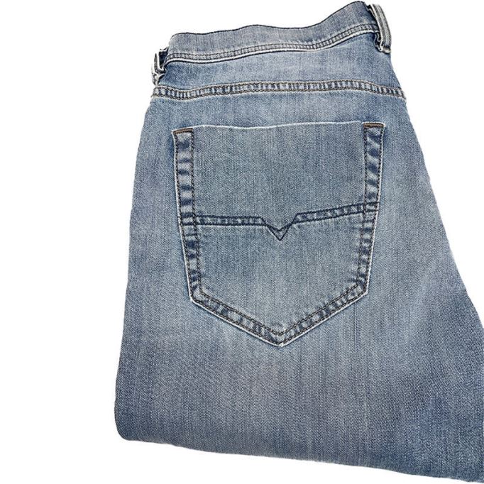 ディーゼル テッパー 0687v メンズ スリムフィット キャロット ジーンズ デニム コットン ストレッチ ボタンフライ