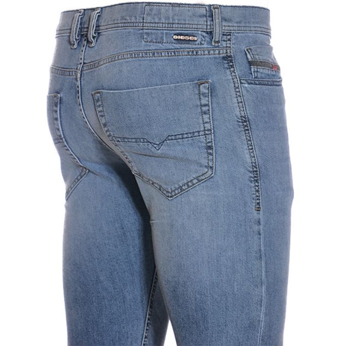 ディーゼル テッパー 0687v メンズ スリムフィット キャロット ジーンズ デニム コットン ストレッチ ボタンフライ