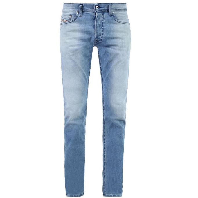 Tepphar 084cu メンズ デニム ジーンズ スリム テーパード フィット カジュアル デニム パンツ コットン ディーゼル