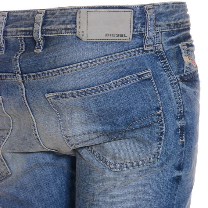 ディーゼル ウェイキー 0840l メンズ ジーンズ デニム レギュラー ストレート フィット カジュアル トラウザーズ コットン