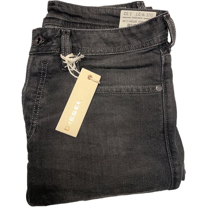 バスター ストレッチャー U822r デニム メンズ ジーンズ カジュアル レギュラー スリム テーパード トラウザー ディーゼル