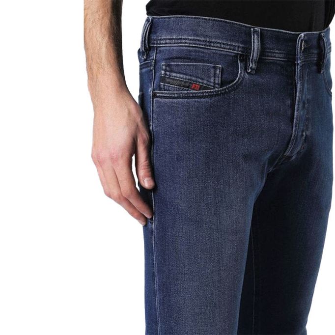 ディーゼル テッパー 084eh メンズ ジーンズ デニム スリム キャロット フィット コットン ストレッチ カジュアル パンツ