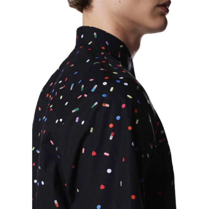 ディーゼル Sアート 0paqj メンズ シャツ 半袖 カジュアル サマー アウトウェア コットン シャツ