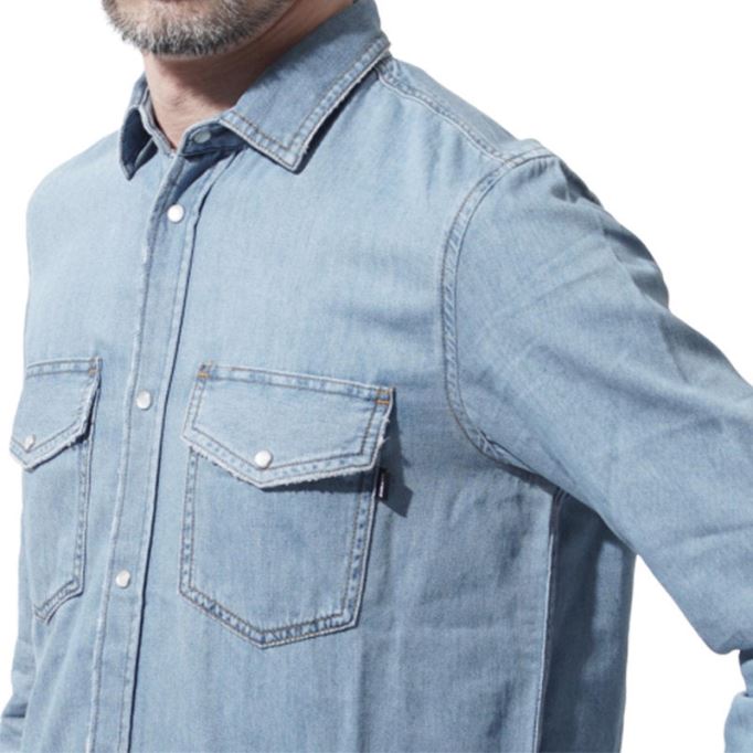 ディーゼル ディールーク 0easj メンズ デニムシャツ 長袖 夏 カジュアル コットンシャツ