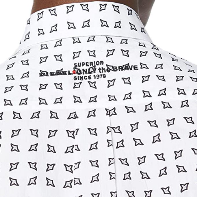 ディーゼル シャツ S アクラ メンズ 長袖 スリムフィット シャツ ソフト コットン カミシア M～l