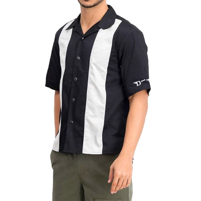 ディーゼル シャツ S キンギ メンズ レギュラー フィット カジュアル コットン 半袖 アウター 夏