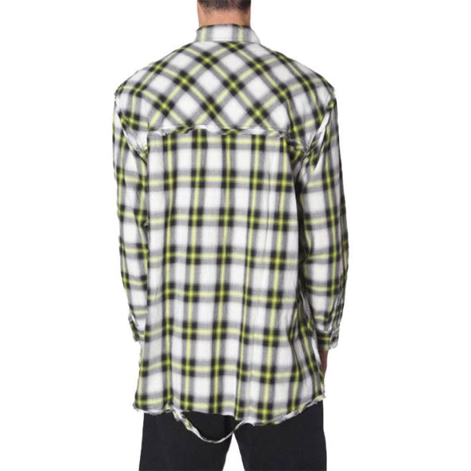 ディーゼル シャツ Machito メンズ オーバーサイズ フィット カジュアル コットン 長袖 スマート オフィス