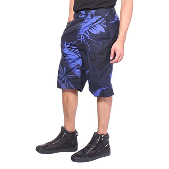 P Cooper Np 0gajz メンズショーツ 花柄 コットン サマー カジュアルビーチウェア ディーゼル