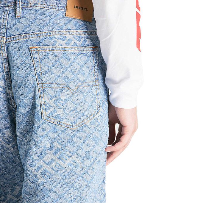 ディーゼル D Willoh 084ww メンズ ショートパンツ デニム ジーンズ レギュラーフィット サマーカジュアルショーツ