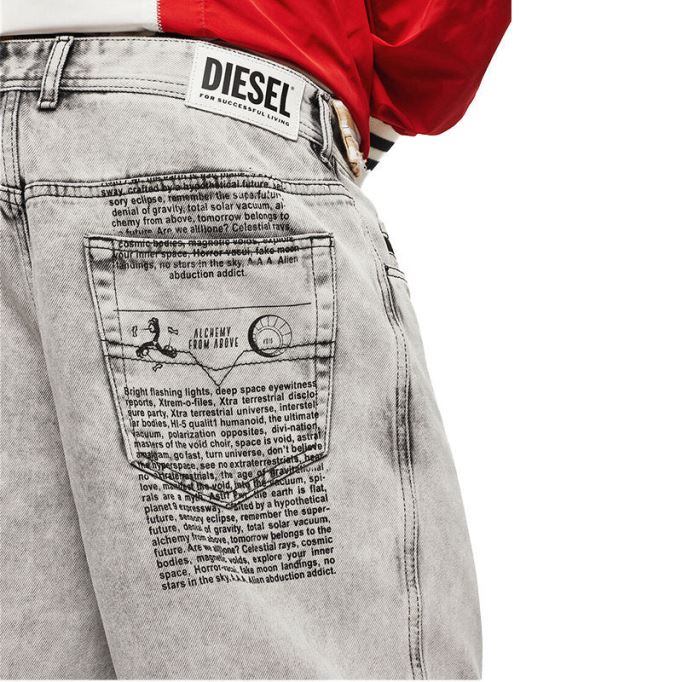 D Willoh 0nawa メンズ デニム ジーンズ ショートパンツ サマーカジュアル ビーチ フェードショーツ ディーゼル