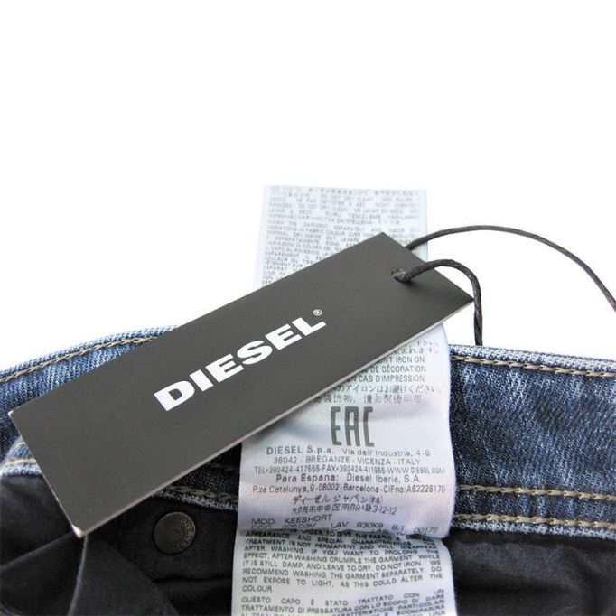 ディーゼル キーショート R30k9 メンズ デニム ジーンズ ショート レギュラーフィット サマーカジュアルショーツ