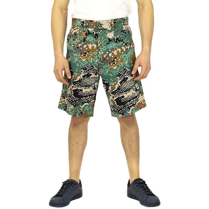 ディーゼル P フランク 0eavd メンズ ショート レギュラー フィット サマー リラックス カジュアル 迷彩 ハーフパンツ