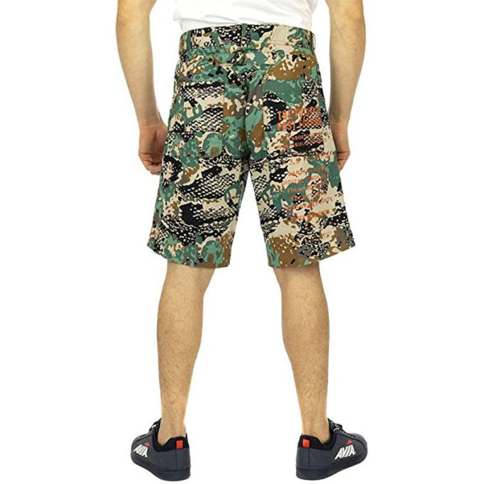ディーゼル P フランク 0eavd メンズ ショート レギュラー フィット サマー リラックス カジュアル 迷彩 ハーフパンツ