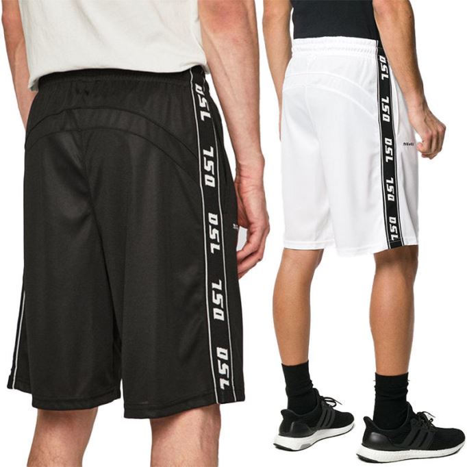 P Hitoshi 0watf メンズショーツ レギュラーフィット サマーカジュアル バミューダショーツ ディーゼル ダークベージュ/オフホワイト