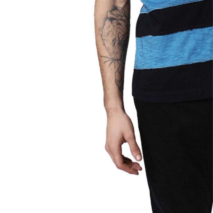 T Ewell メンズ Tシャツ レギュラーフィット クルーネック 半袖 カジュアル サマー ティー ディーゼル