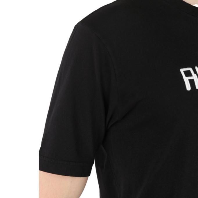 ディーゼル T ジャスト Zd 0sayp 900 メンズ T シャツ グラフィック プリント クルー ネック夏黒 T シャツ