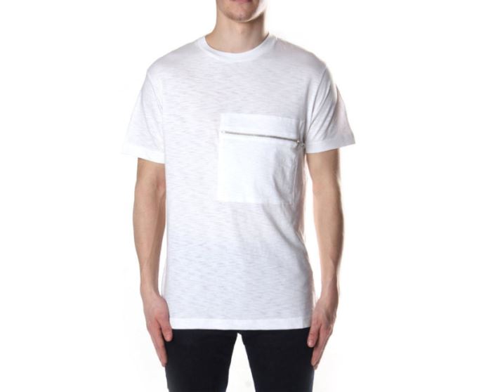 T Det メンズ Tシャツ クルーネック カジュアル サマー コットン ポロ カジュアル Tシャツ ディーゼル ホワイト