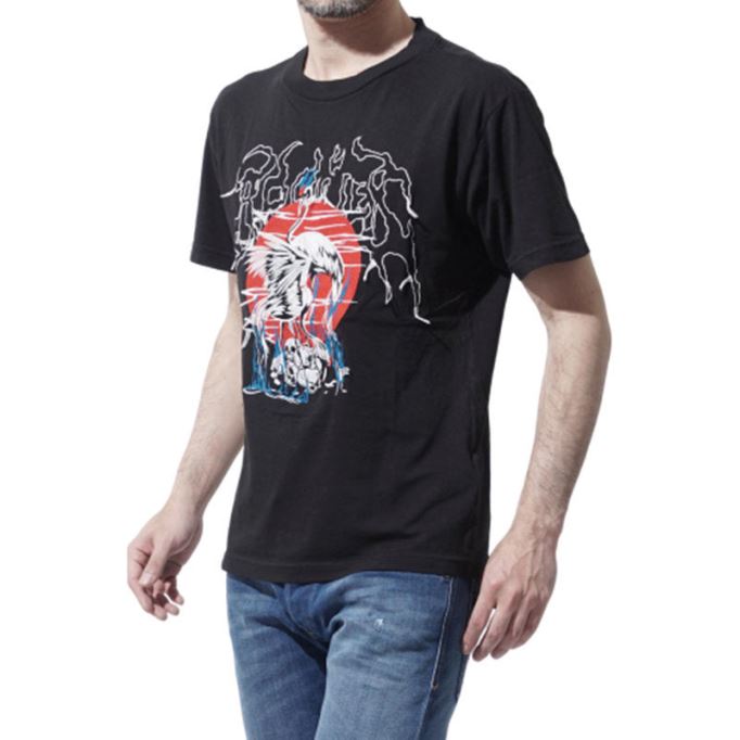 T ウォレス Sg メンズ Tシャツ 半袖 クルーネック カジュアル 夏 黒 Tシャツ ディーゼル