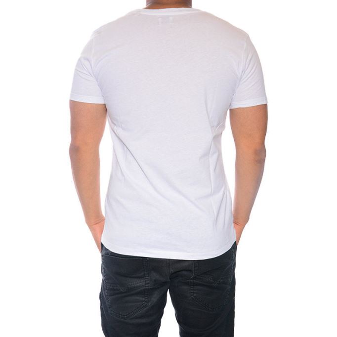 T Feddo メンズ Tシャツ クルーネック コットン コットン モホークプリント Tシャツ ディーゼル