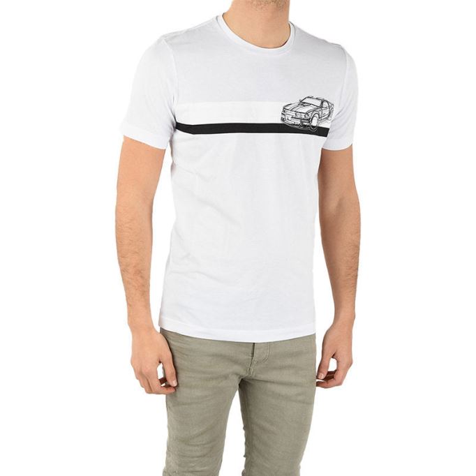 ディーゼル ブラック ゴールド Ty ストライプスカー メンズ Tシャツ 半袖 クルーネック カジュアル Tシャツ