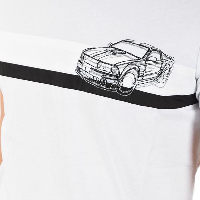 ディーゼル ブラック ゴールド Ty ストライプスカー メンズ Tシャツ 半袖 クルーネック カジュアル Tシャツ