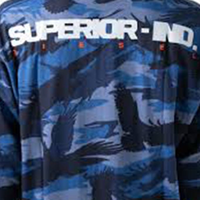 T Santa Ls メンズ Tシャツ 長袖 クルーネック コットン Tシャツ カジュアル ブルー トップス ディーゼル