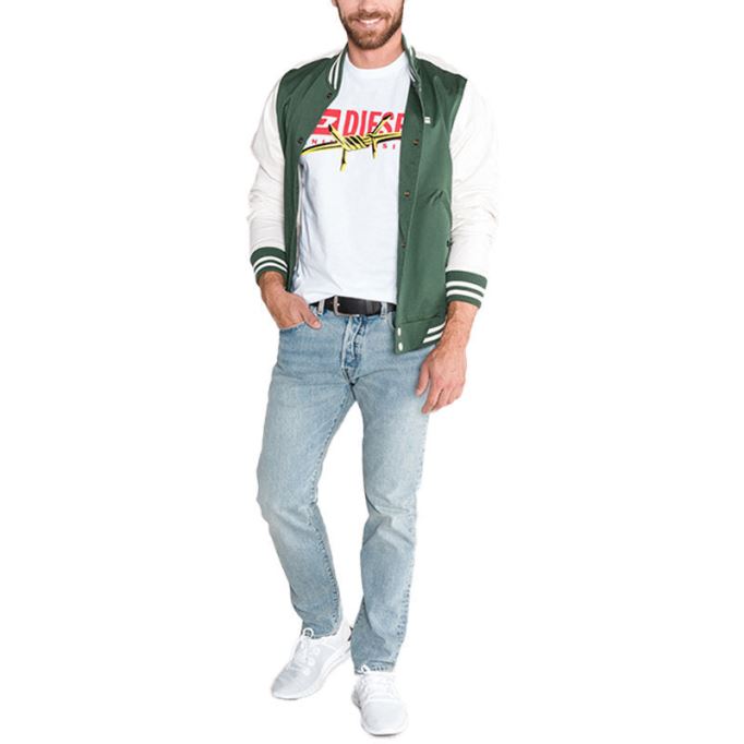 ディーゼル T ディエゴ Bx2 メンズ Tシャツ クルーネック 半袖 カジュアル コットン Tシャツ