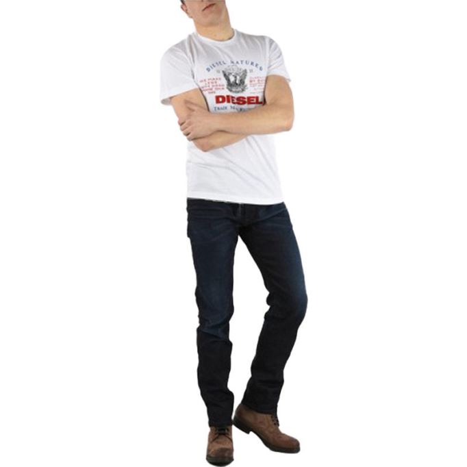 ディーゼル メンズ Tシャツ T ロジス ヘムド クルーネック 半袖 カジュアル サマー ティー