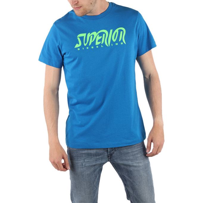 T ディエゴ Bb メンズ Tシャツ クルーネック 半袖 ブルーティー カジュアル コットン トップス ディーゼル