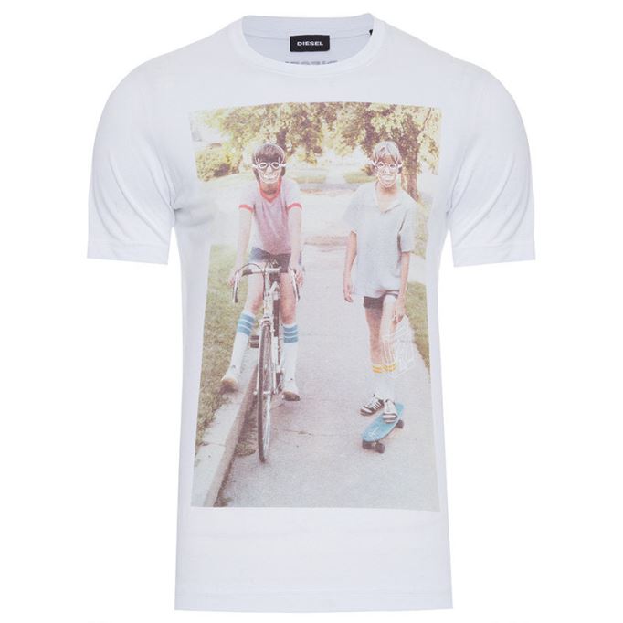 ディーゼル T ジョー Rv 100 メンズ Tシャツ半袖リブトップ夏カジュアル T シャツ