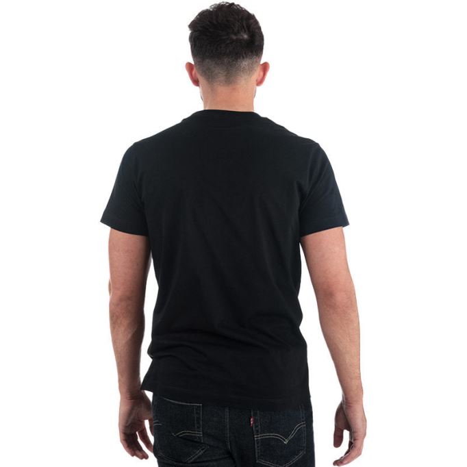 ディーゼル T ディエゴブロック メンズ Tシャツ 半袖コットン T シャツ カジュアル ブラック夏トップ