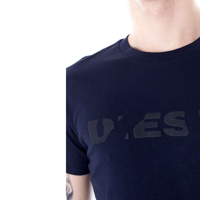 T Diego Brok メンズ Tシャツ 半袖 クルーネック カジュアル サマー ティー ネイビー ディーゼル