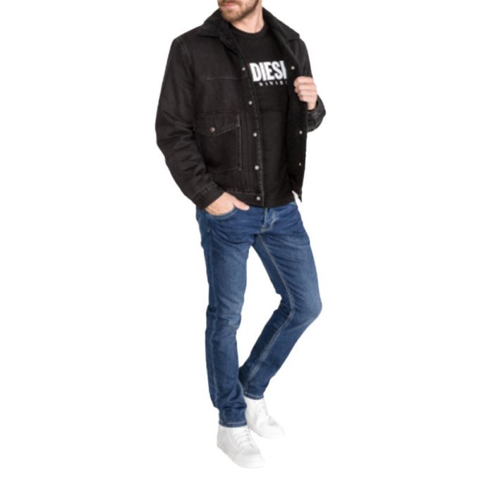 ブラック/ブルー/グレー/ホワイト ディーゼル T ディエゴ ディビジョン メンズ Tシャツ 半袖 Tシャツ カジュアル コットン サマートップ