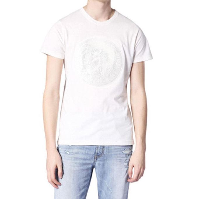 T ディエゴ Sk メンズ Tシャツ コットン クルーネック カジュアル 夏 半袖 Tシャツ ディーゼル