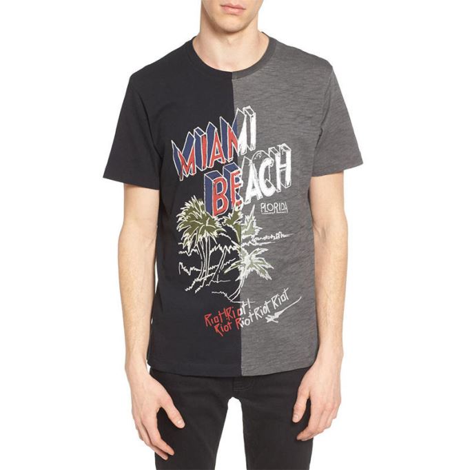 ディーゼル T ジョーン メンズ Tシャツ クルーネック グラフィック プリント カジュアル コットン サマーティー